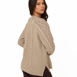 Mink Knitted Cable Jumper - Sunde - sundé