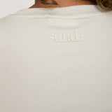 Lyocell Basic T-Shirt - Coconut Cream - Sunde - sundé