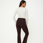 Lyocell Basic Long Sleeve Top - Coconut Cream- Sunde - sundé