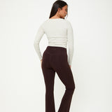 Lyocell Basic Long Sleeve Top - Coconut Cream- Sunde - sundé
