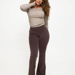 Lyocell Basic Long Sleeve Top - Mink- Sunde - sundé