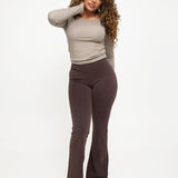 Lyocell Basic Long Sleeve Top - Mink- Sunde - sundé