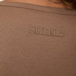 Modal Ribbed Long Sleeve Basic - Cinnamon - sundé