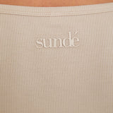 Modal Ribbed Long Sleeve Basic - Latte - Sunde - sundé
