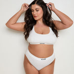 Cotton Lyocell Mid Rise Ribbed Brief 3pk - sundé