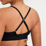 Experience the ultimate in soft support with our Cotton Lyocel Ribbed Bralet. This bralet features a flattering scoop neckline and adjustable 2-way straps for a customised fit. The seamless design ensures smooth lines under any outfit, making it an ideal choice for both lounging and layering. The ribbed texture adds a touch of sophistication, while the breathable Lyocel, cotton, and spandex blend keeps you comfortable all day long.