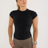 Sculpt Basic Baby Tee - Black