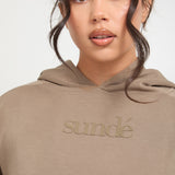 Soft Touch Boxy Lounge Hoodie - Mocha - Sunde - sundé