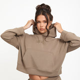 Soft Touch Boxy Lounge Hoodie - Mocha - Sunde - sundé
