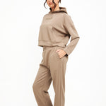 Soft Touch Boxy Lounge Hoodie - Mocha - Sunde - sundé