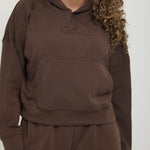 Soft Touch Boxy Lounge Hoodie - Chocolate - Sunde - sundé