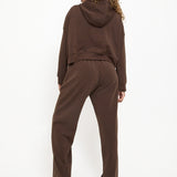 Soft Touch Boxy Lounge Hoodie - Chocolate - Sunde - sundé