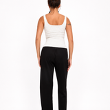 Soft Touch Lounge Flare Jogger - Black - Sunde