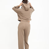 Soft Touch Lounge Flare Jogger - Mocha - Sunde - sundé