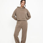 Soft Touch Lounge Flare Jogger - Mocha - Sunde - sundé