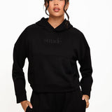 Soft Touch Boxy Lounge Hoodie - Black - Sunde - sundé