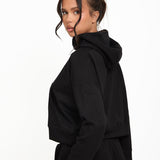 Soft Touch Boxy Lounge Hoodie - Black - Sunde - sundé