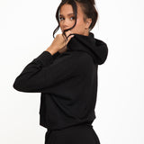 Soft Touch Boxy Lounge Hoodie - Black - Sunde - sundé