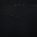 Velour Touch Wrap High-Waisted Flare Leggings - Washed Black