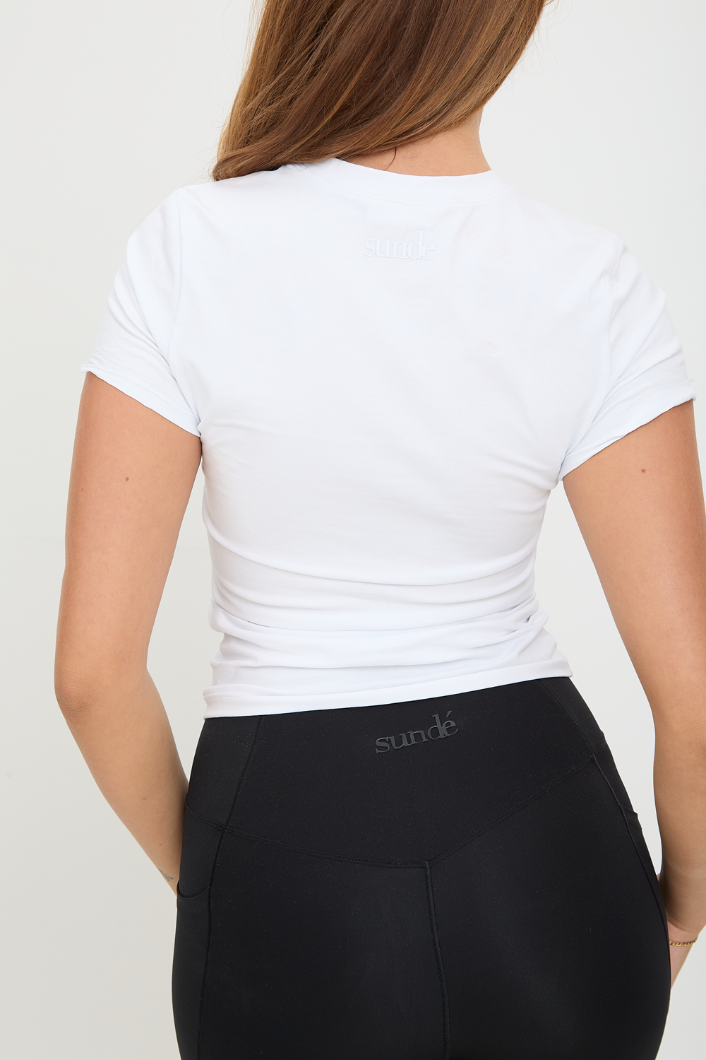 Cotton Capped Sleeve Basic – Everyday Fitted Tee | White